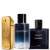 3 Parfums Paco Rabanne ONE MILLION, Dior SAUVAGE et Bleu de Chanel